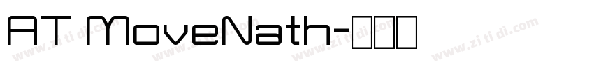 AT MoveNath字体转换